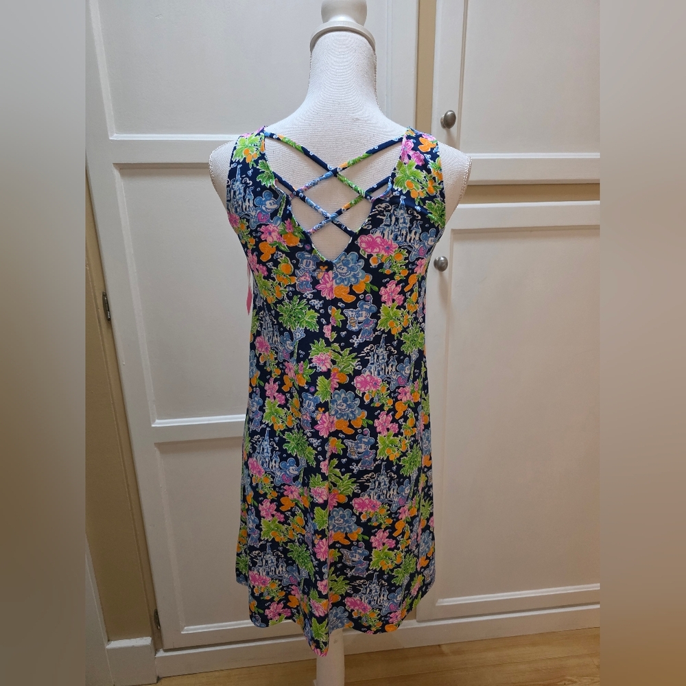 Lily Pulitzer Disney Inspired Floral Sleeveless Dress NWT - Picture 7 of 14